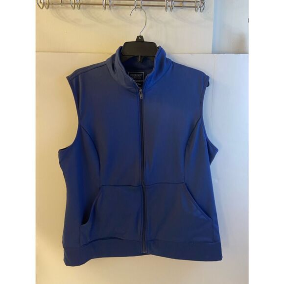 Blue Cherokee workwear revolution vest large pockets large - Picture 1 of 7